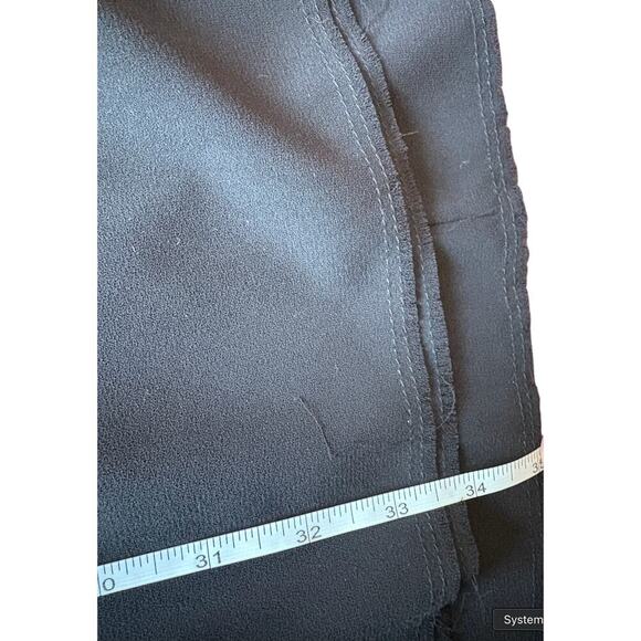 T by Alexander Wang Black Lambskin Leather Trim Shift Dress - Size 4 - Picture 8 of 9